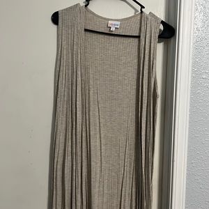 Small ribbed Lularoe Joy Vest